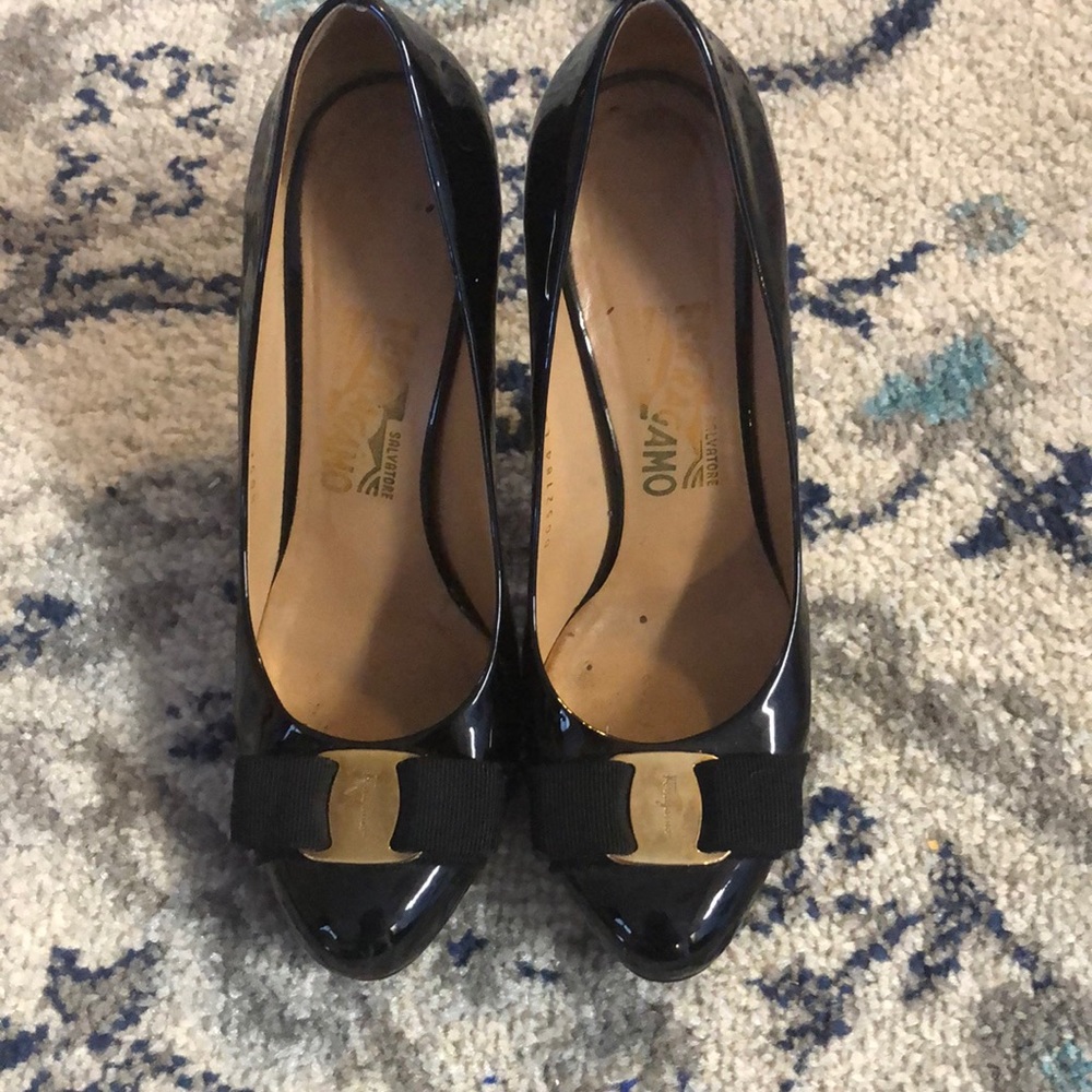 Salvatore Ferragamo Patent Leather Heels - Picture 3 of 8